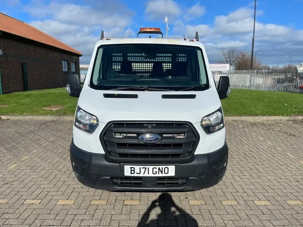 Used Ford Transit S 130 HP (95 kW) 2021 White Cabriolet