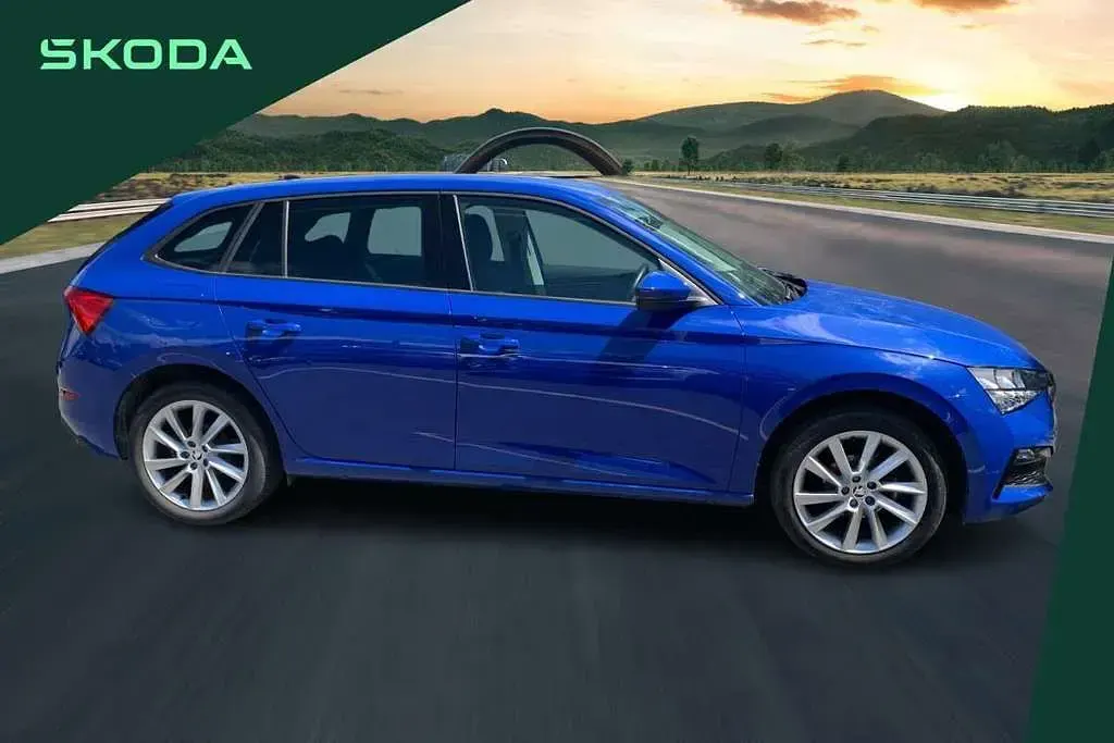 Used Skoda Scala SE L 94 HP (69 kW) 2022 Blue Hatchback