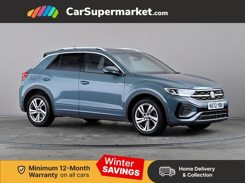 Blue Used 2022 VW T-Roc R-line SUV | £18,997 (Fair price) - Image 1/3