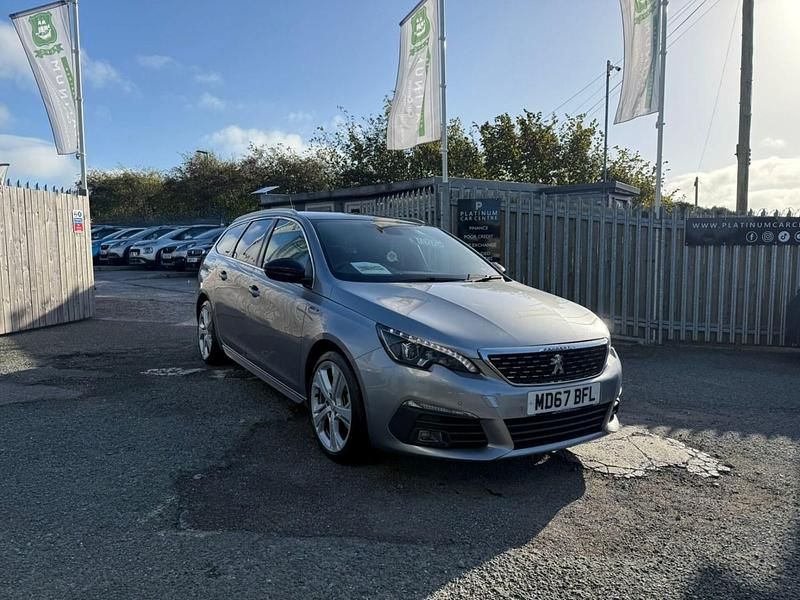 Grey Used 2018 Peugeot 308 GT-line Estate | £7,995 (Fair price) - Image 1/4