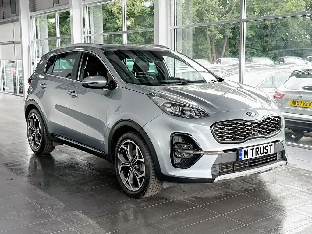 Used Kia Sportage GT-Line 136 HP (100 kW) 2021 Silver SUV