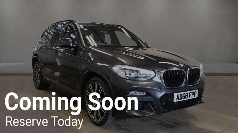 Grey Used 2019 BMW X3 M Sport SUV | £31,490 (Good price) - Image 1/4