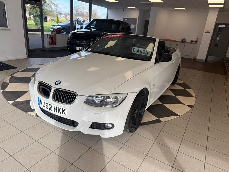 Used BMW 320 Cabriolet Sport Line 2012 White Cabriolet