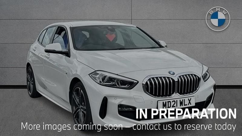 White Used 2021 BMW 118 M Sport Hatchback | £19,897 (Fair price) - Image 1/4