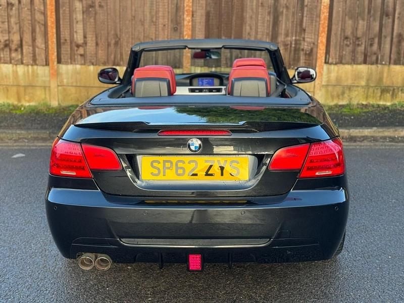 Used BMW 320 Cabriolet Sport Line 2012 Black Cabriolet