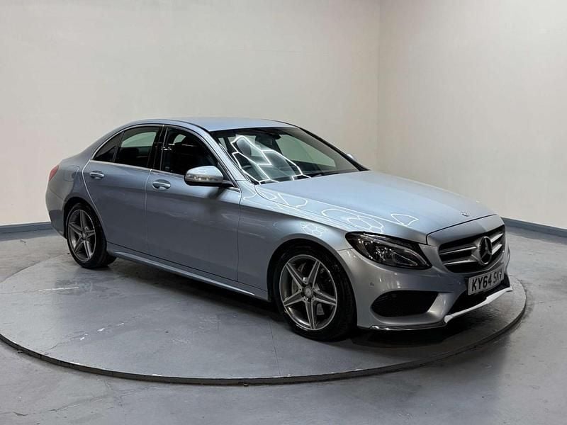 Used Mercedes C250 AMG line 2014 Silver Sedan