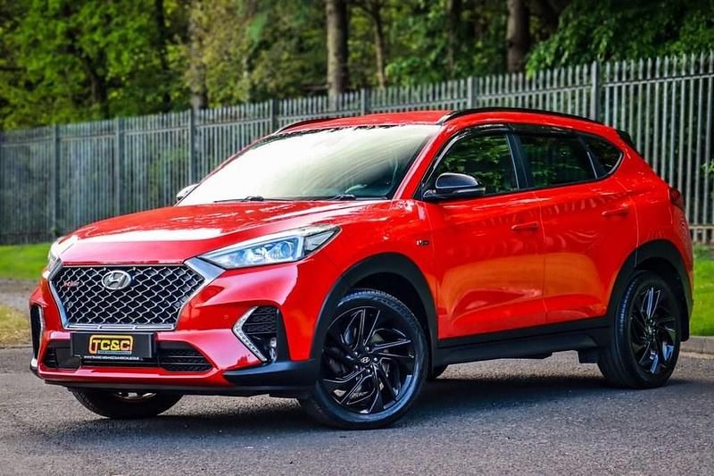 Red Used 2020 Hyundai Tucson N Line SUV | £12,500 (Fair price) - Image 1/4