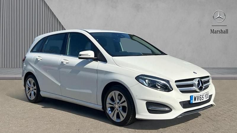 Used Mercedes B200 Premium 136 HP (100 kW) 2015 Cirrus white MPV