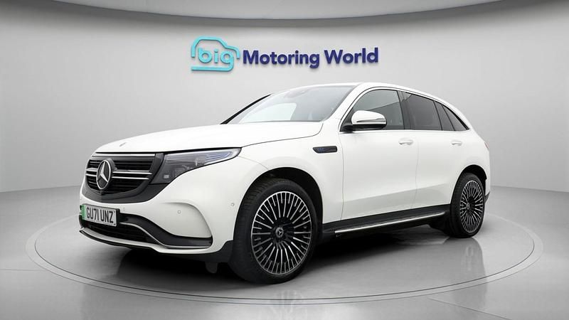 Used Mercedes EQC400 AMG line 300 kW (408 HP) 2021 White SUV