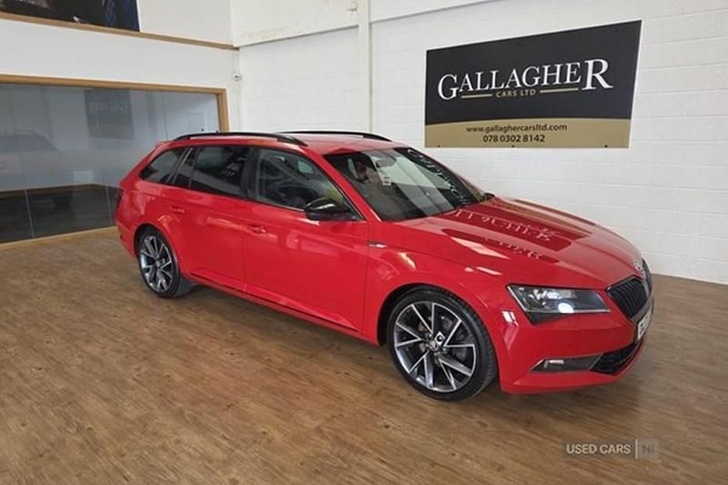 Red Used 2017 Skoda Superb SportLine Estate | £11,995 (Fair price) - Image 1/1