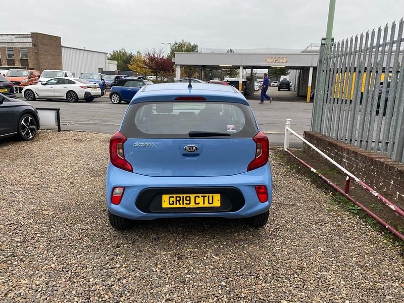 Used Kia Picanto 66 HP (48 kW) 2019 Blue Hatchback
