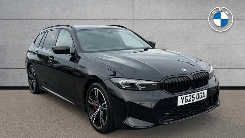 Black Used 2025 BMW 320 M Sport Estate | £35,344 (A bit pricey) - Image 1/4