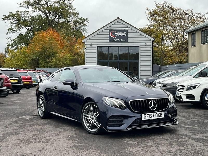 Blue Used 2017 Mercedes E220 AMG Line Premium Coupe | £17,990 (A bit pricey) - Image 1/4