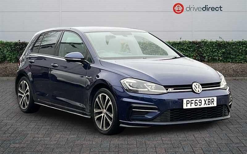Used VW Golf VII R-line Edition 150 HP (110 kW) 2020 Blue Hatchback