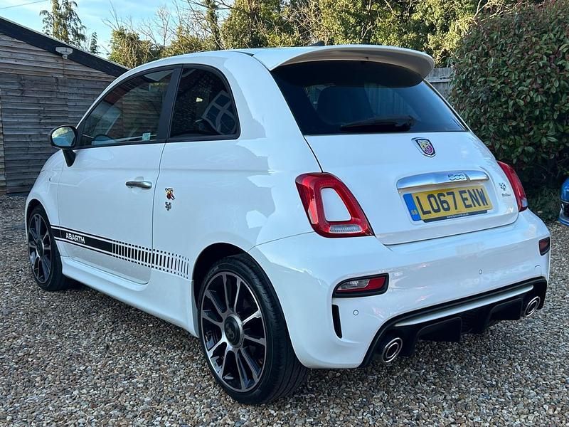Used Abarth 595 Turismo 165 HP (121 kW) 2018 White Hatchback