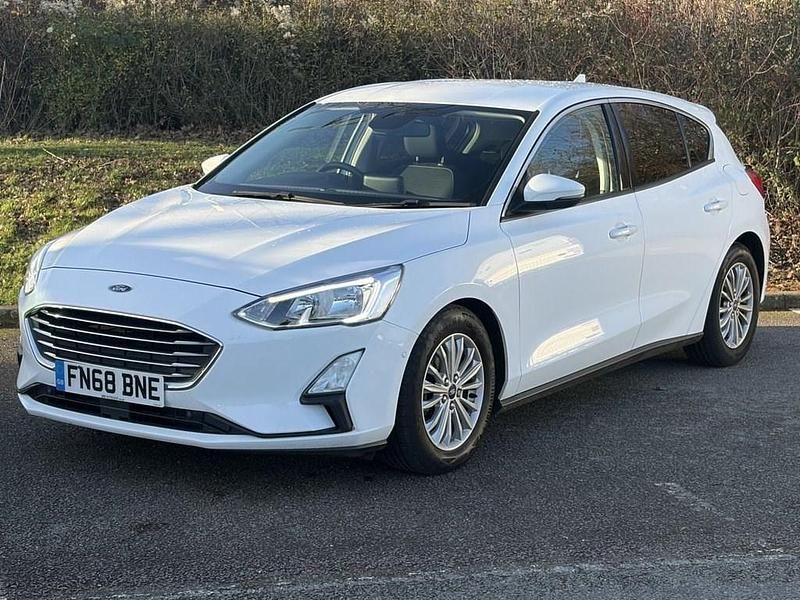 White Used 2018 Ford Focus Titanium Hatchback | £9,500 (Fair price) - Image 1/4