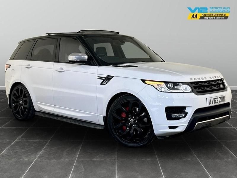 White Used 2014 Land Rover Range Rover Sport Autobiography Dynamic SUV | £16,495 (Good price) - Image 1/2
