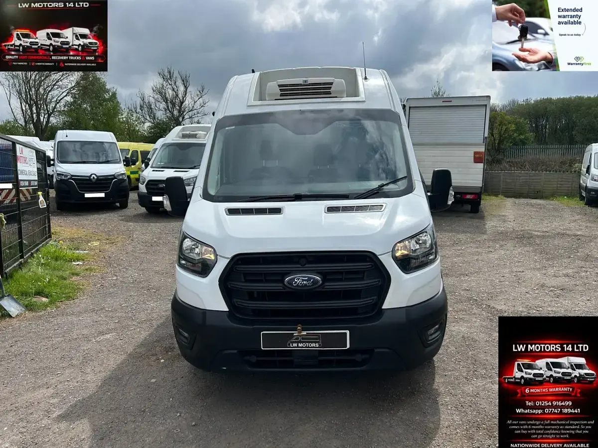 Used Ford Transit 130 HP (95 kW) 2021 White Van
