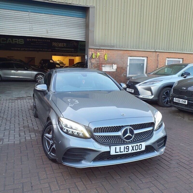 Grey Used 2019 Mercedes C300 AMG line Coupe | £13,750 - Image 1/4