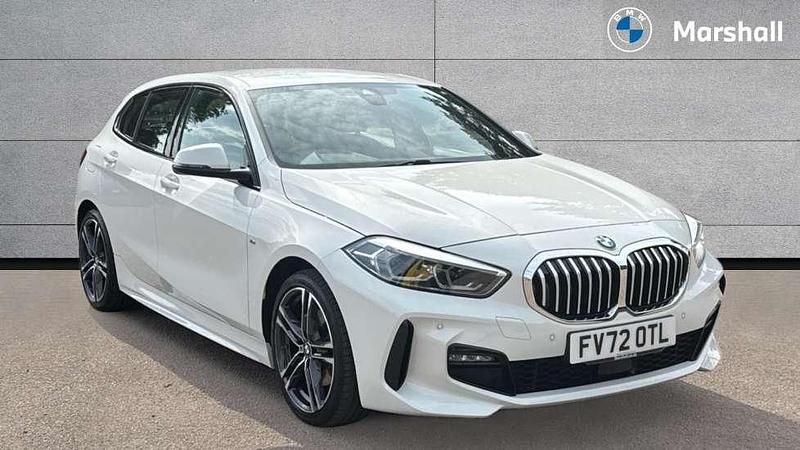 Alpine white Used 2022 BMW 118 M Sport Hatchback | £21,743 (Fair price) - Image 1/4