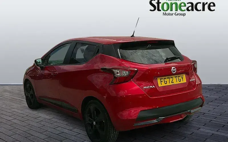 Used Nissan Micra 101 HP (74 kW) 2019 Red Hatchback