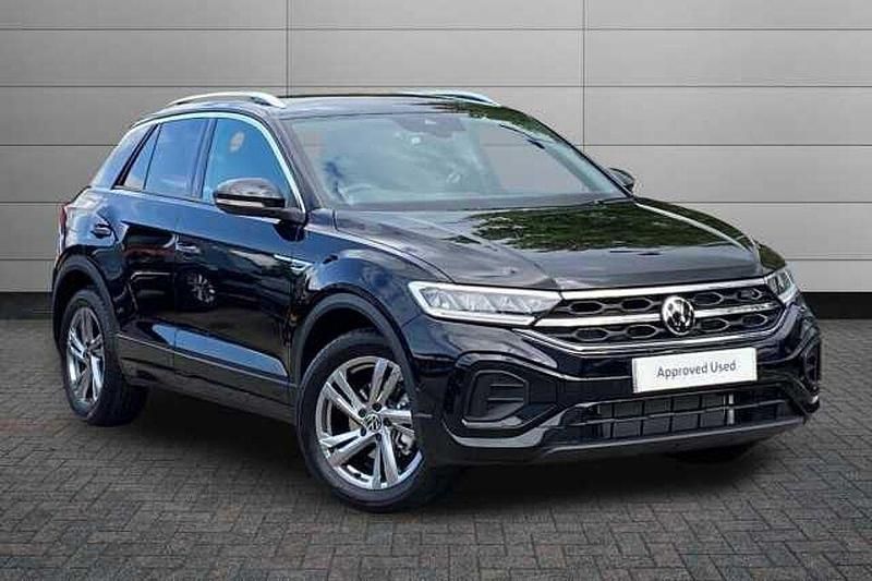 White New 2025 VW T-Roc Black Edition SUV | £29,295 (Super price) - Image 1/4