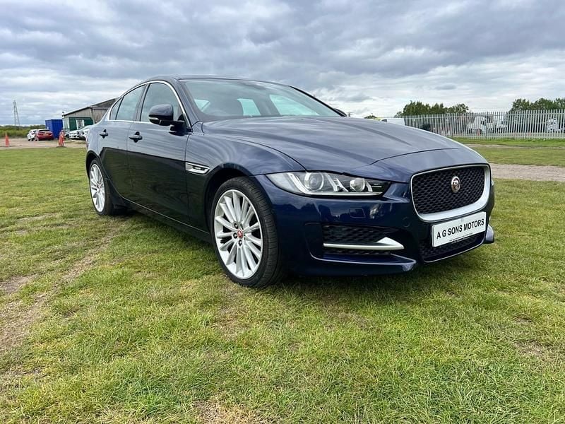 Blue Used 2017 Jaguar XE Portfolio Sedan | £9,995 (Good price) - Image 1/4