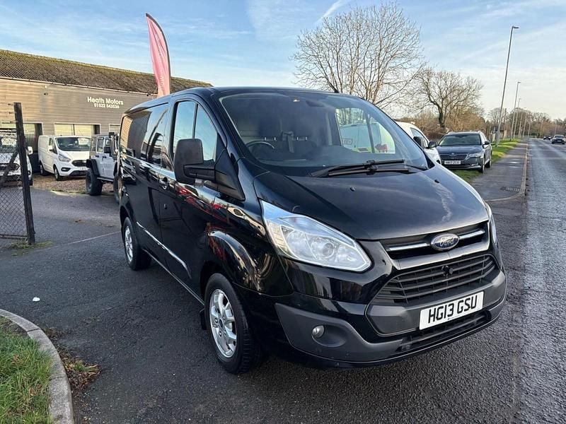 Black Used 2013 Ford Transit Custom Limited Van | £7,995 (Good price) - Image 1/4