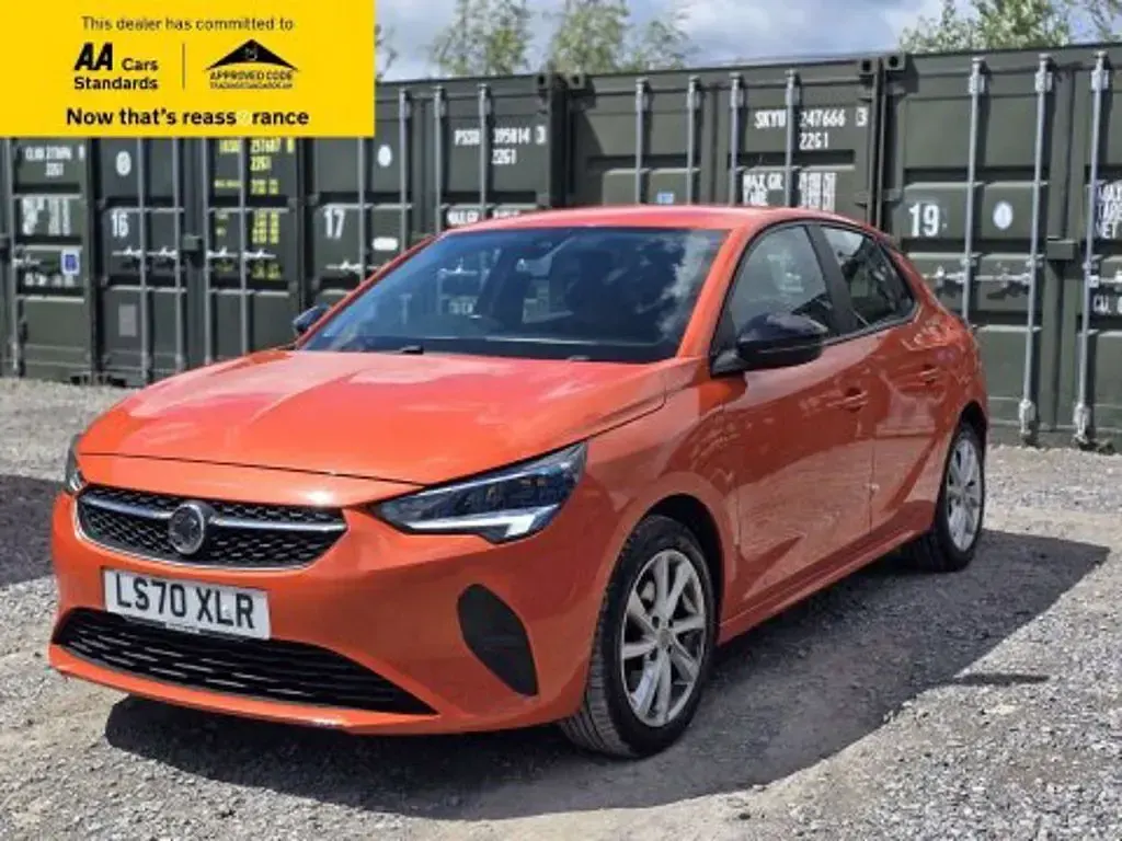 Used Vauxhall Corsa S 100 HP (73 kW) 2020 Orange Hatchback