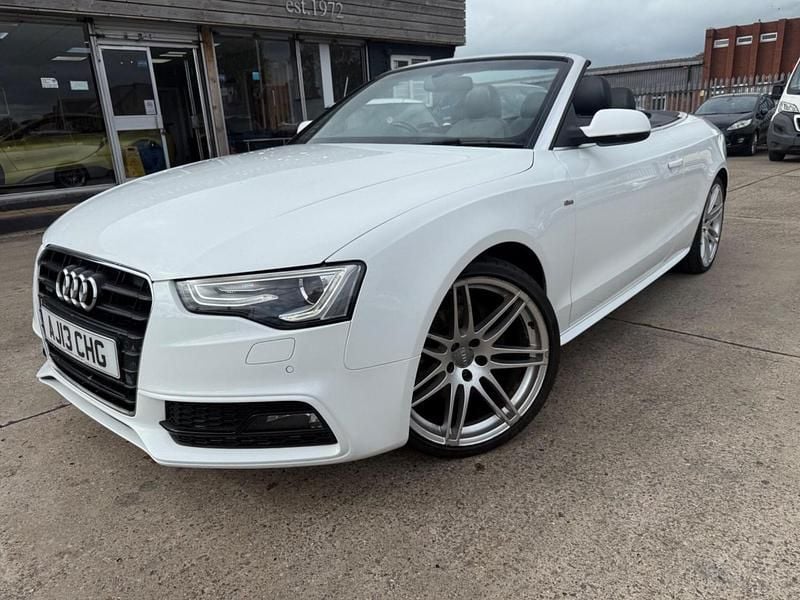 White Used 2013 Audi A5 Cabriolet S-Line Cabriolet | £6,290 (Fair price) - Image 1/4