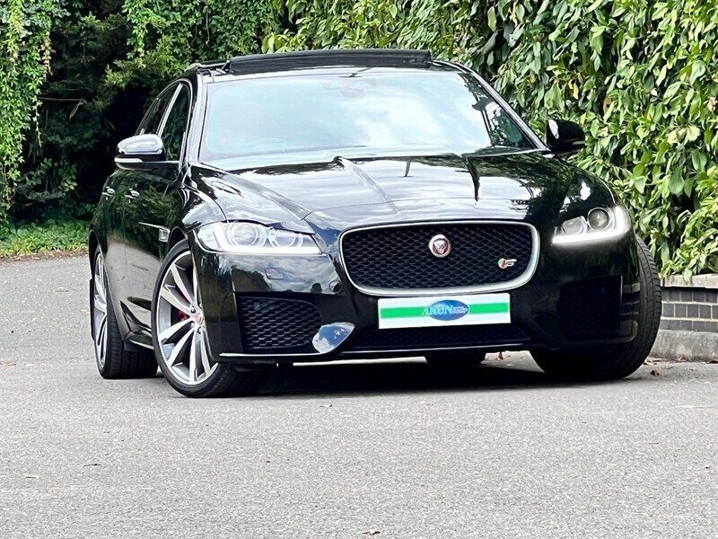 Black Used 2016 Jaguar XF S Sedan | £19,495 (Expensive) - Image 1/4