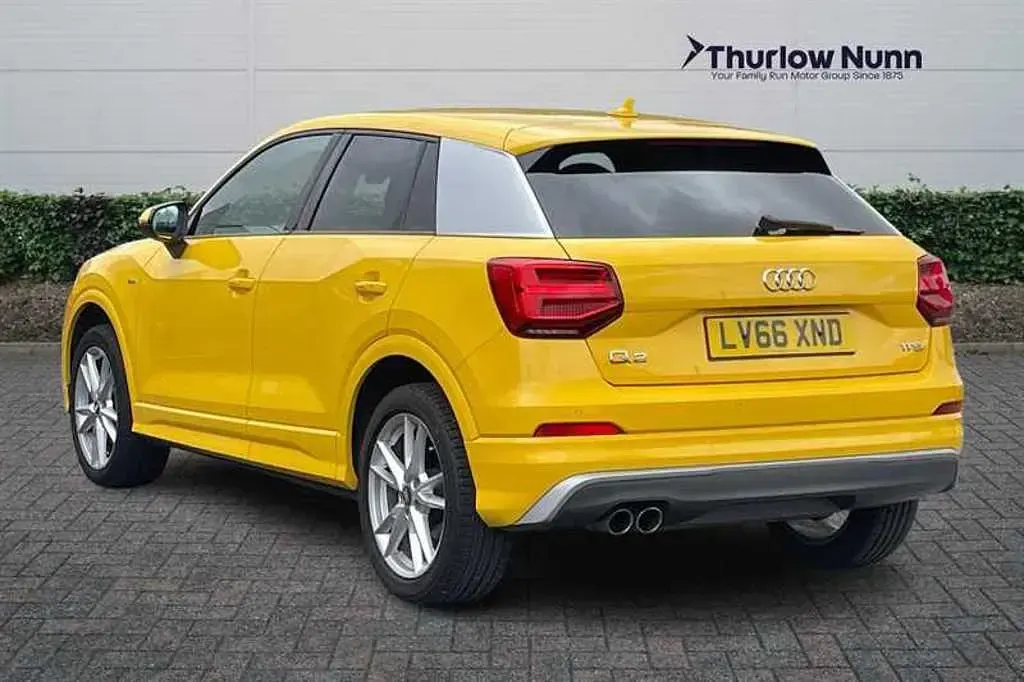 Used Audi Q2 S-Line 150 HP (110 kW) 2016 Yellow SUV