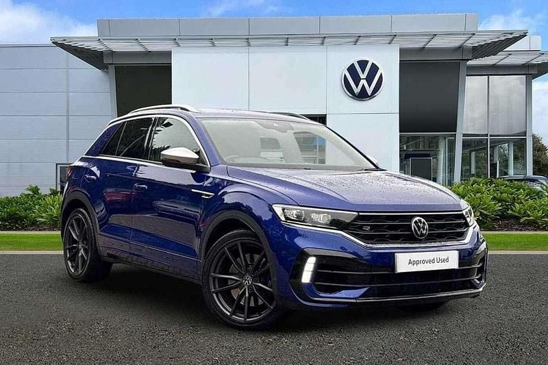 Lapiz blue Used 2021 VW T-Roc R SUV | £28,491 (Fair price) - Image 1/4