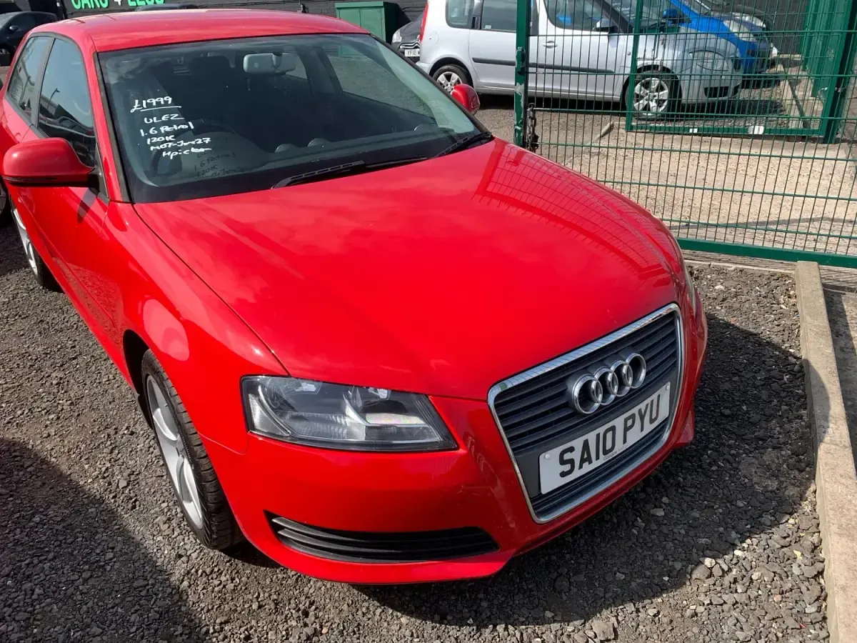 Used Audi A3 102 HP (75 kW) 2010 Red Hatchback