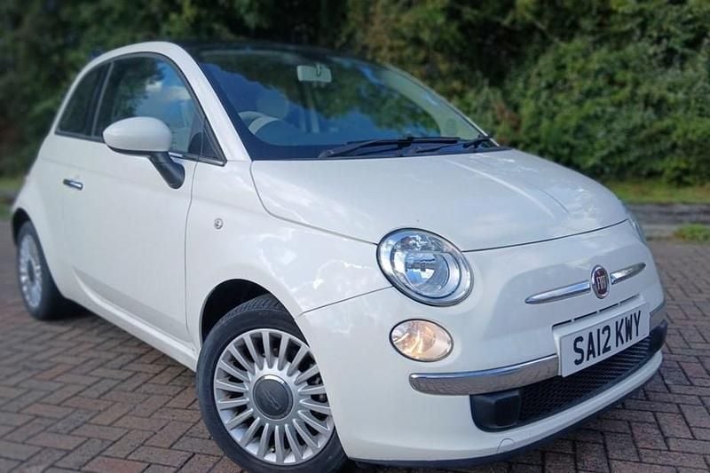 White Used 2012 Fiat 500 Lounge Hatchback | £2,995 (Good price) - Image 1/1