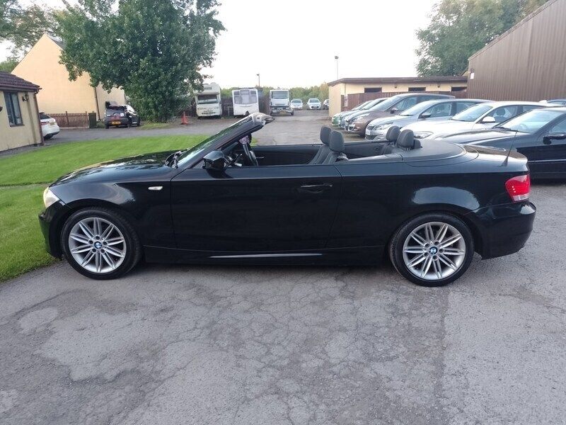Black Used 2011 BMW 120 Cabriolet M Sport Cabriolet | £4,195 (Fair price) - Image 1/4