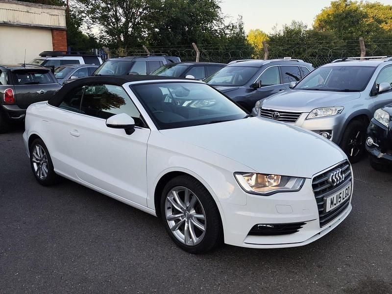 White Used 2015 Audi A3 Cabriolet Sport Cabriolet | £9,500 (Good price) - Image 1/4