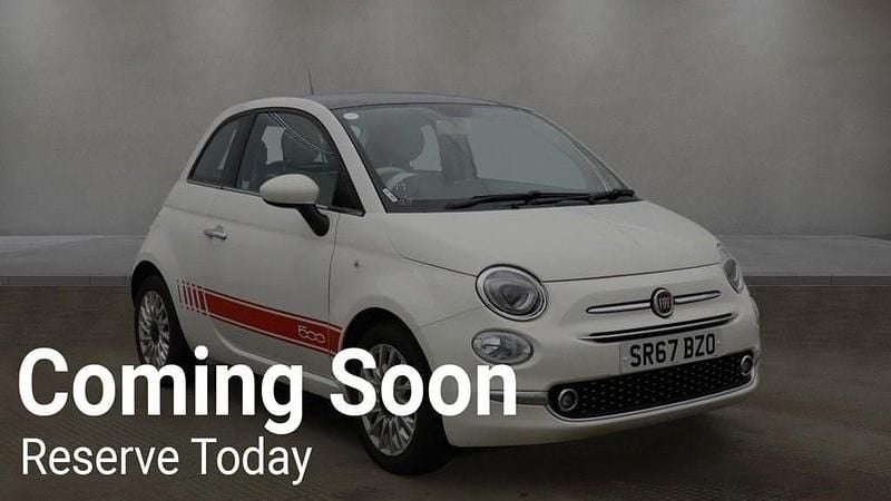 Used Fiat 500 Lounge 69 HP (50 kW) 2017 White Hatchback