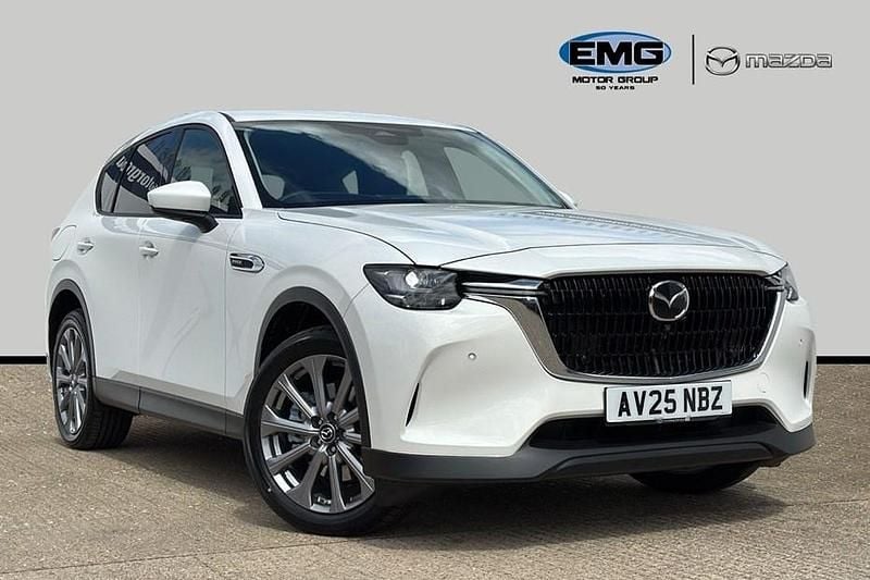 White New 2025 Mazda CX-60 Exclusive-Line SUV | £34,995 (Fair price) - Image 1/1