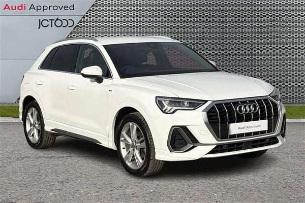 White Used 2021 Audi Q3 S-Line SUV | £23,259 (Fair price) - Image 1/4