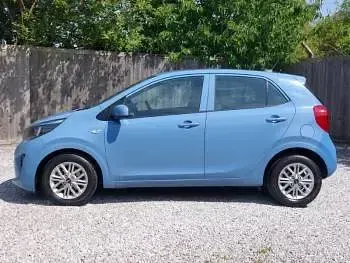Used Kia Picanto 2021 Blue Hatchback