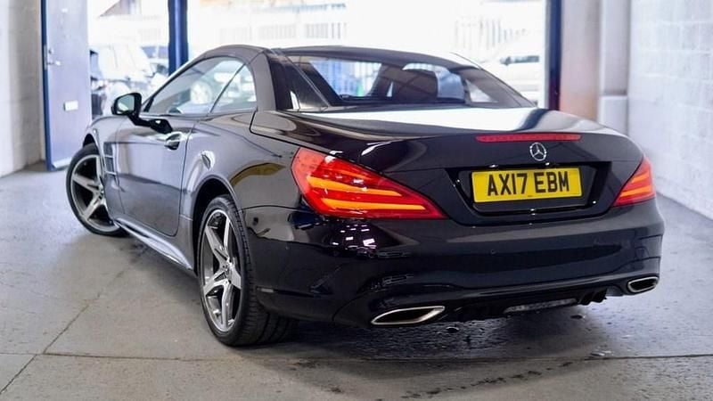 Used Mercedes SL400 AMG line 367 HP (269 kW) 2017 Black Cabriolet
