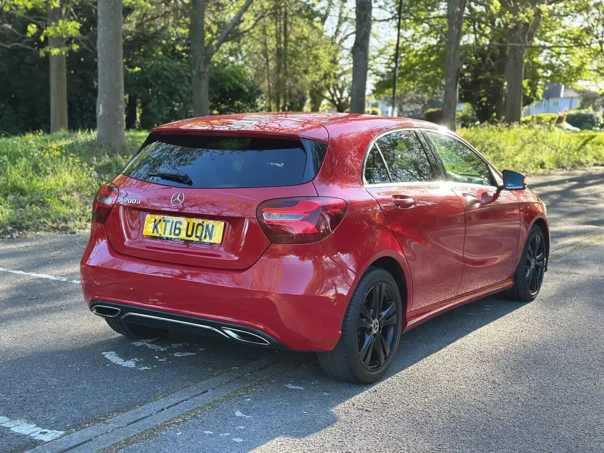 Used Mercedes A200 Premium 2016 Red Hatchback