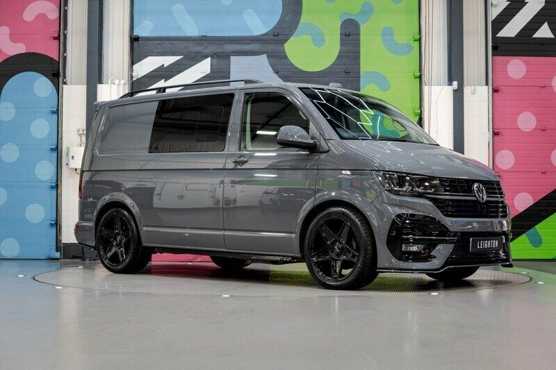 Pure grey Used 2021 VW T6.1 Highline Van | £41,495 (Expensive) - Image 1/4
