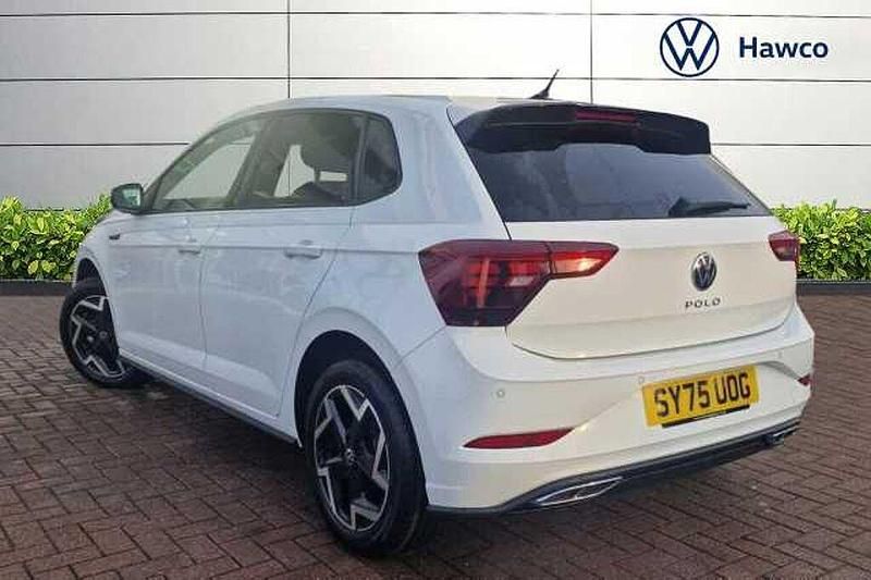 New VW Polo R-line 115 HP (84 kW) 2025 White Hatchback