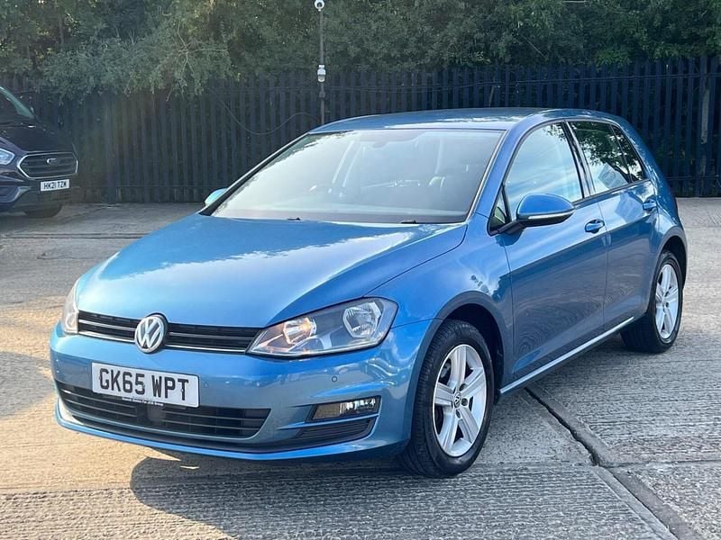 Blue Used 2015 VW Golf VII Match Hatchback | £8,950 (Fair price) - Image 1/3