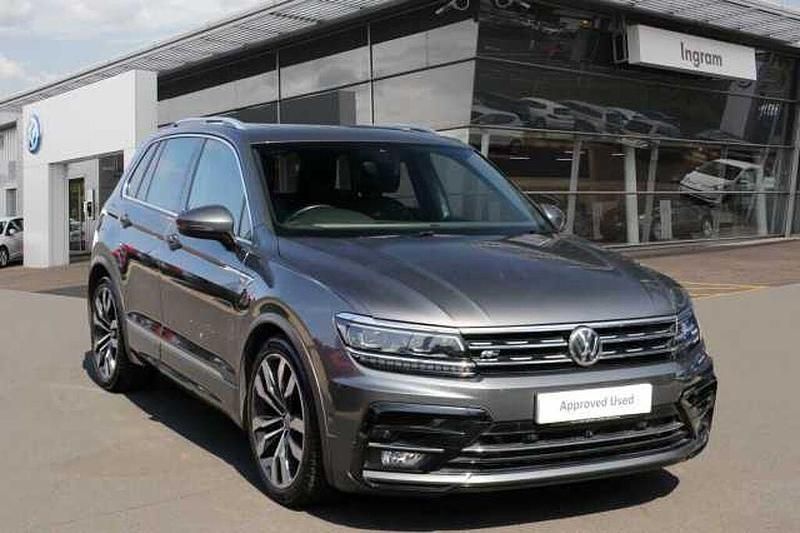 Grey Used 2019 VW Tiguan R-line SUV | £19,250 (Fair price) - Image 1/4