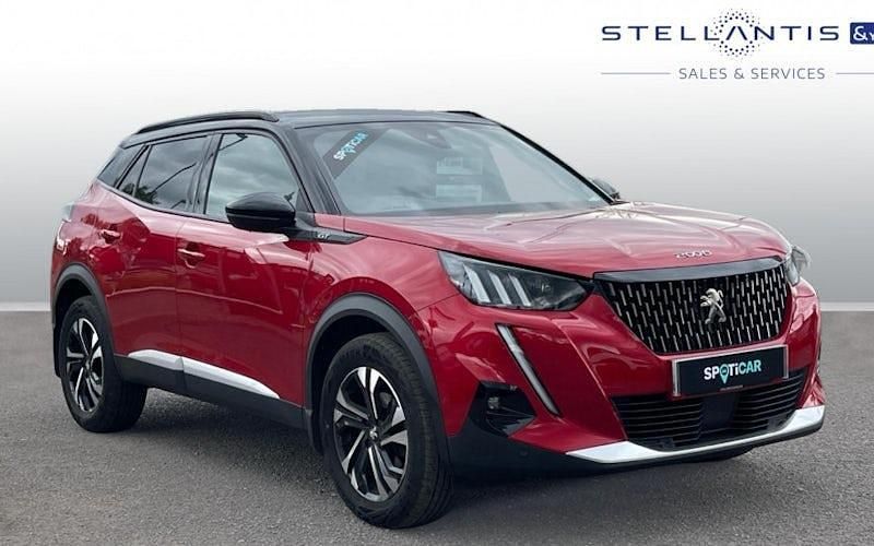 Red Used 2022 Peugeot 2008 GTi SUV | £14,904 (Good price) - Image 1/4