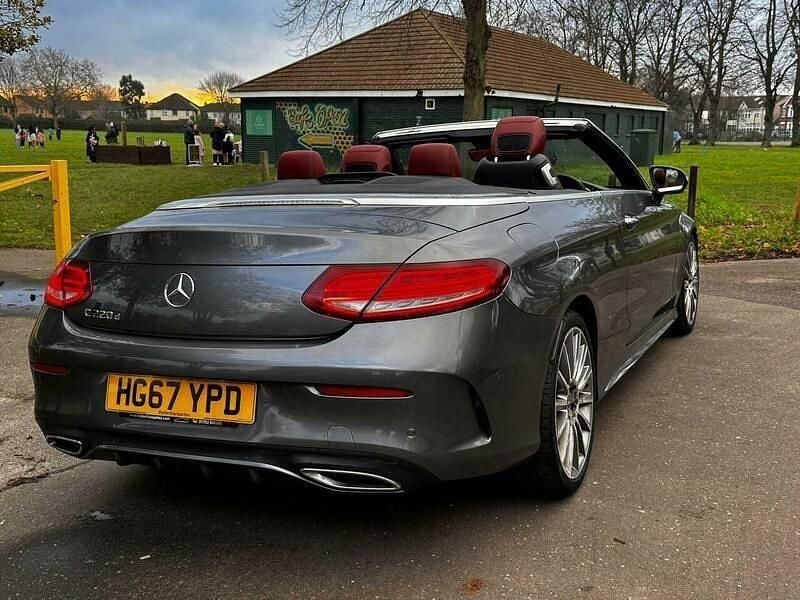 Used Mercedes C220 AMG Line Premium Plus 2017 Grey Cabriolet