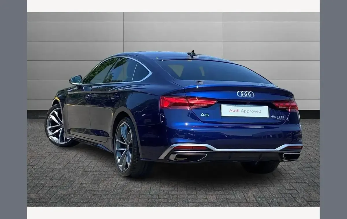 Used Audi A5 S-Line 261 HP (191 kW) 2023 Blue Coupe